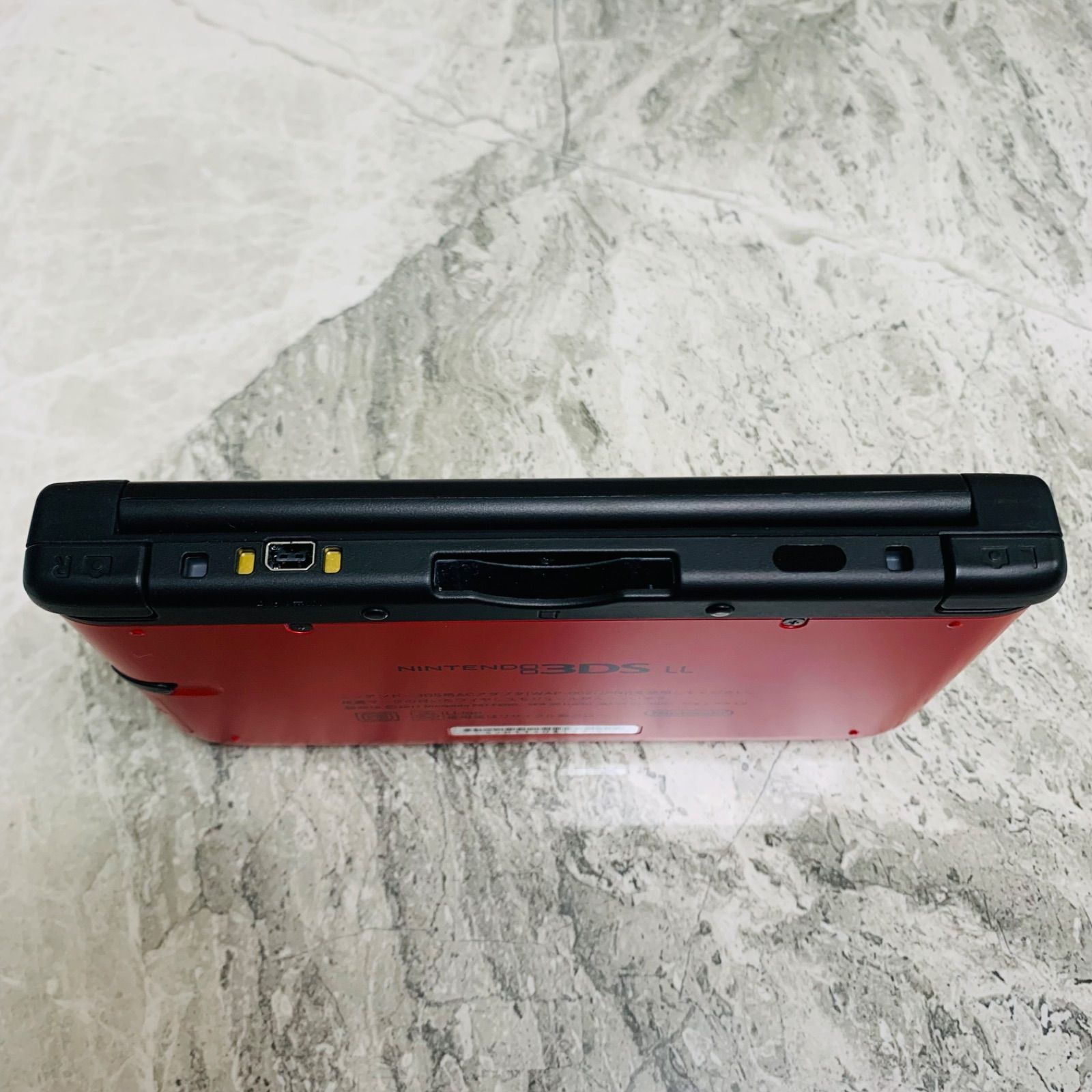 完動品】NINTENDO 3DS LL レッド×ブラック - メルカリ
