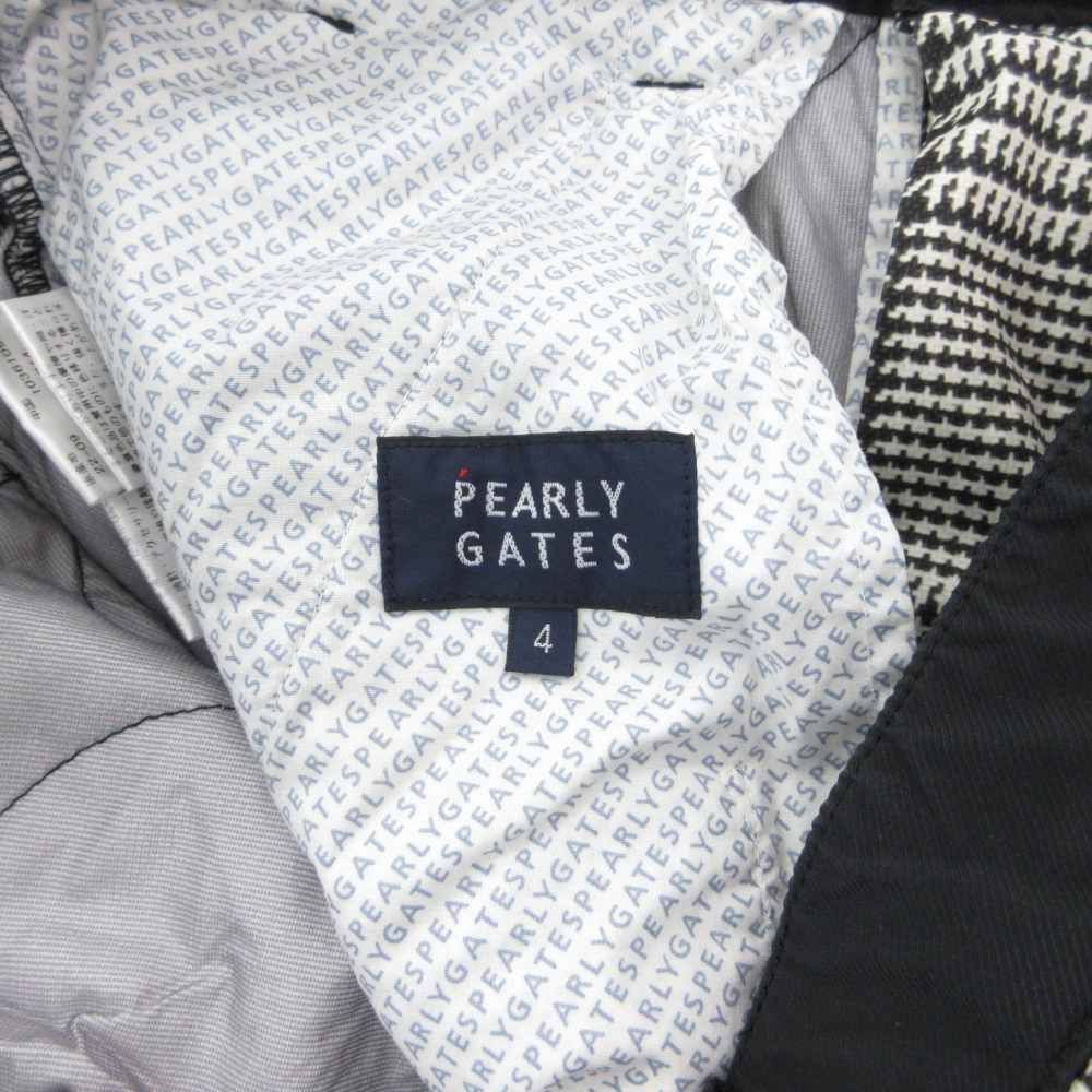 パーリーゲイツ PEARLY GATES 中綿パンツ イージー ゴルフウエア 千鳥