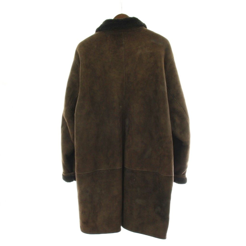 ロエベ LOEWE ヴィンテージ スペイン製 ムートン コート スエード