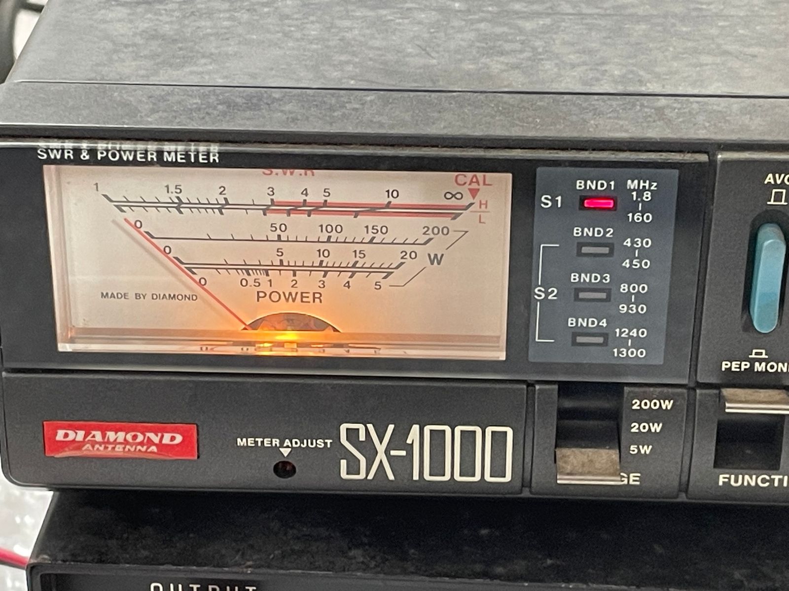 現状品 ダイヤモンド SX-1000 SWR & パワー計 DIAMOND ANTENNA