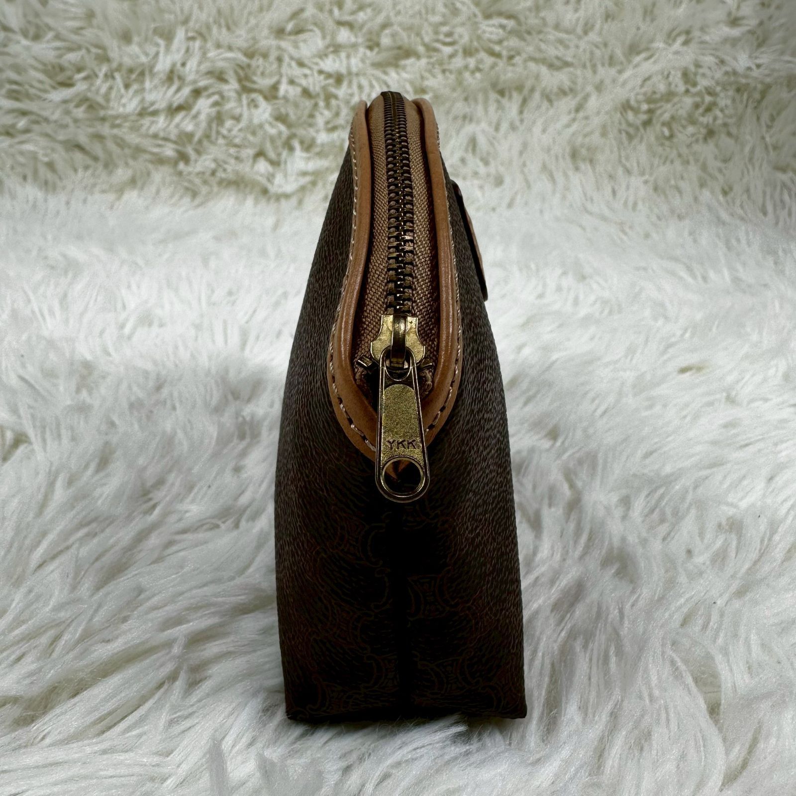 セリーヌ メイクポーチ オールドセリーヌ マカダム トリオンフ M13