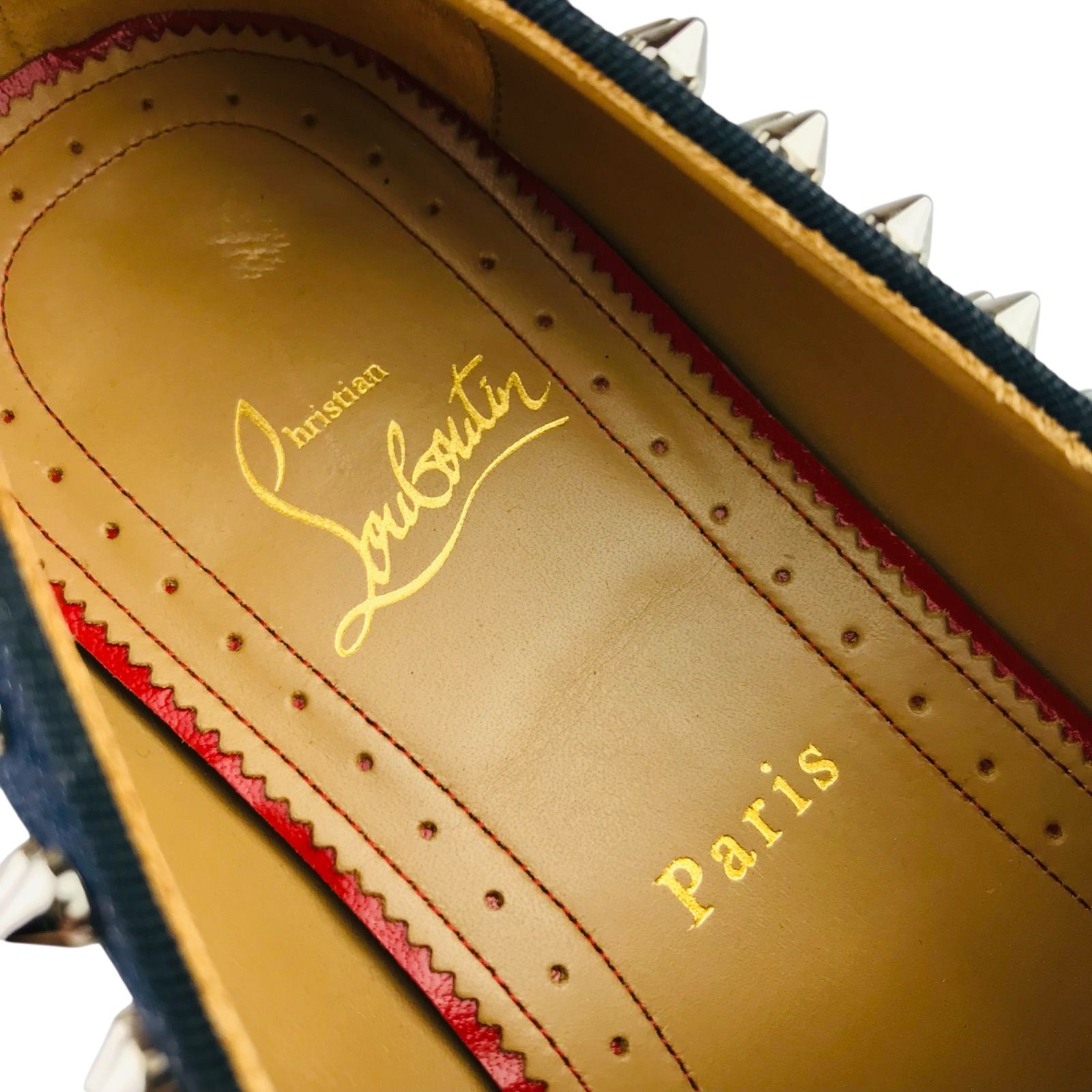 美品☆Christian Louboutin・クリスチャンルブタン・メンズ デニム地