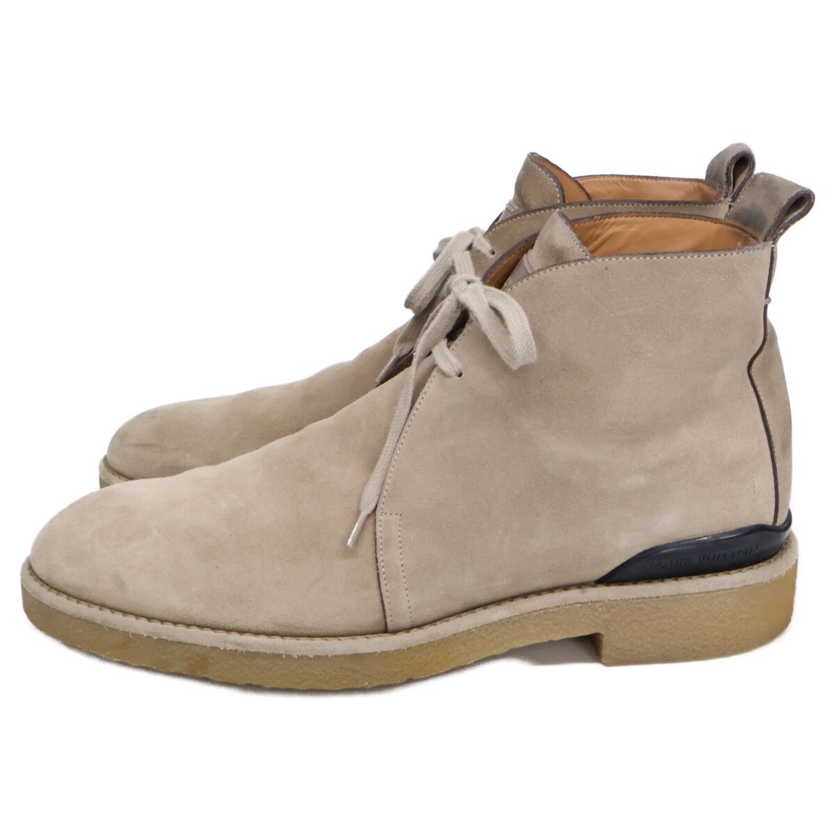 LOUIS VUITTON ルイヴィトン スエード レースアップ チャッカブーツ 6