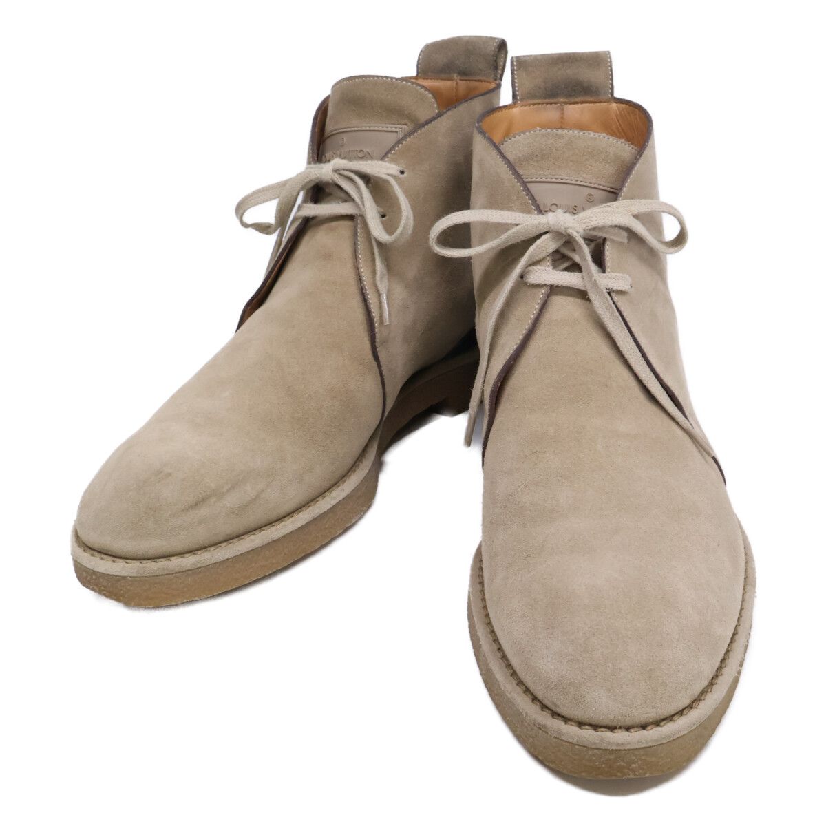 LOUIS VUITTON ルイヴィトン スエード レースアップ チャッカブーツ 6