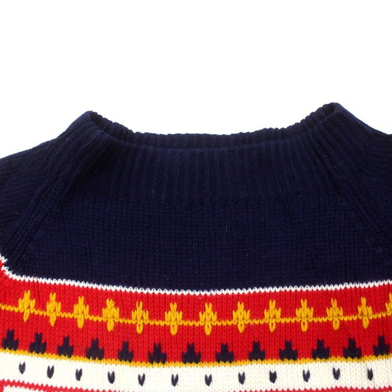 ノルディック柄（ブランドジェーシーペニー）（ニット 70s vintage J.C.Penney ノルディック柄 ニットセーター メンズ 表記Lサイズ