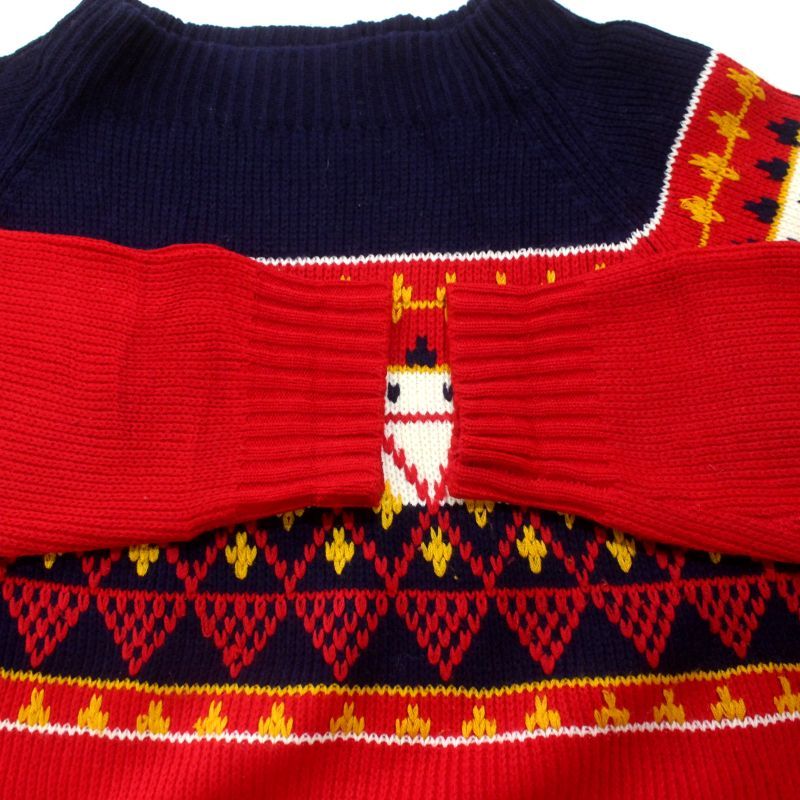ノルディック柄（ブランドジェーシーペニー）（ニット 70s vintage J.C.Penney ノルディック柄 ニットセーター メンズ 表記Lサイズ