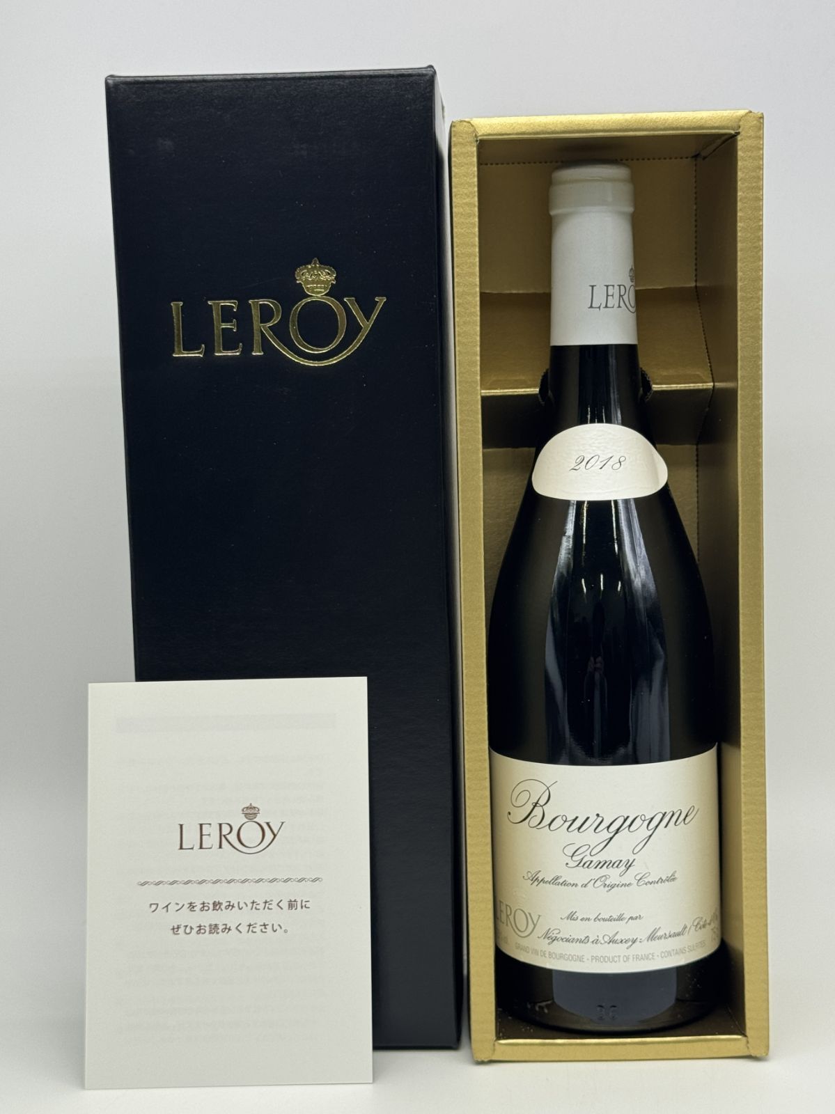 【新品未開封】LEROY Bourgogne Gamay 750ml ワイン ルロワ ブルゴーニュ ガメイ 2018 赤ワイン 750ml - メルカリ