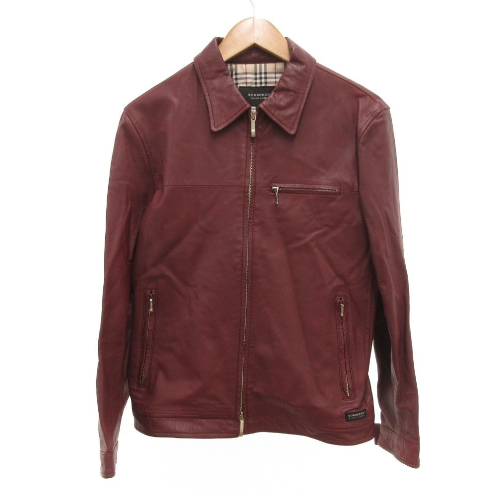 バーバリーブラックレーベル BURBERRY BLACK LABEL レザージャケット