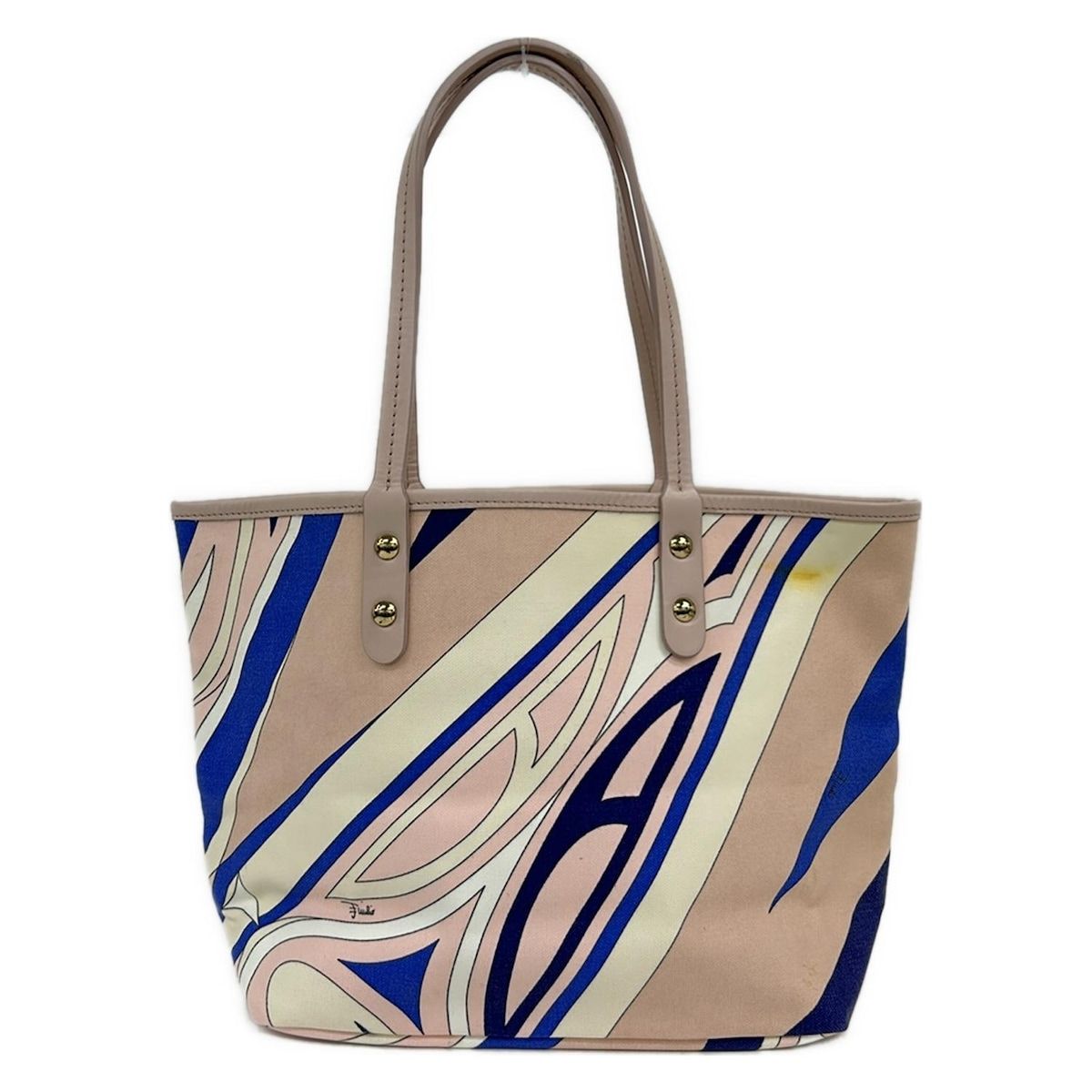 EMILIO PUCCI(PUCCI)(エミリオプッチ) トートバッグ - ピンク×ブルー