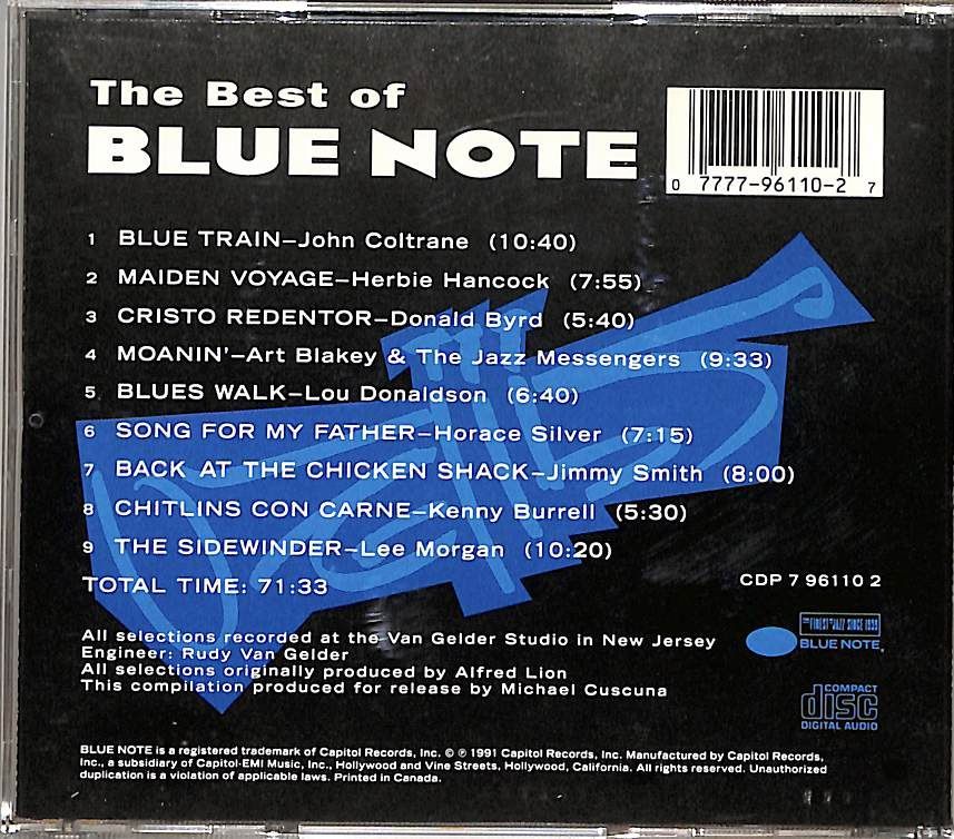 CD1枚 / John Coltrane/Herbie Hancock/Donald Byrdほか / The Best Of