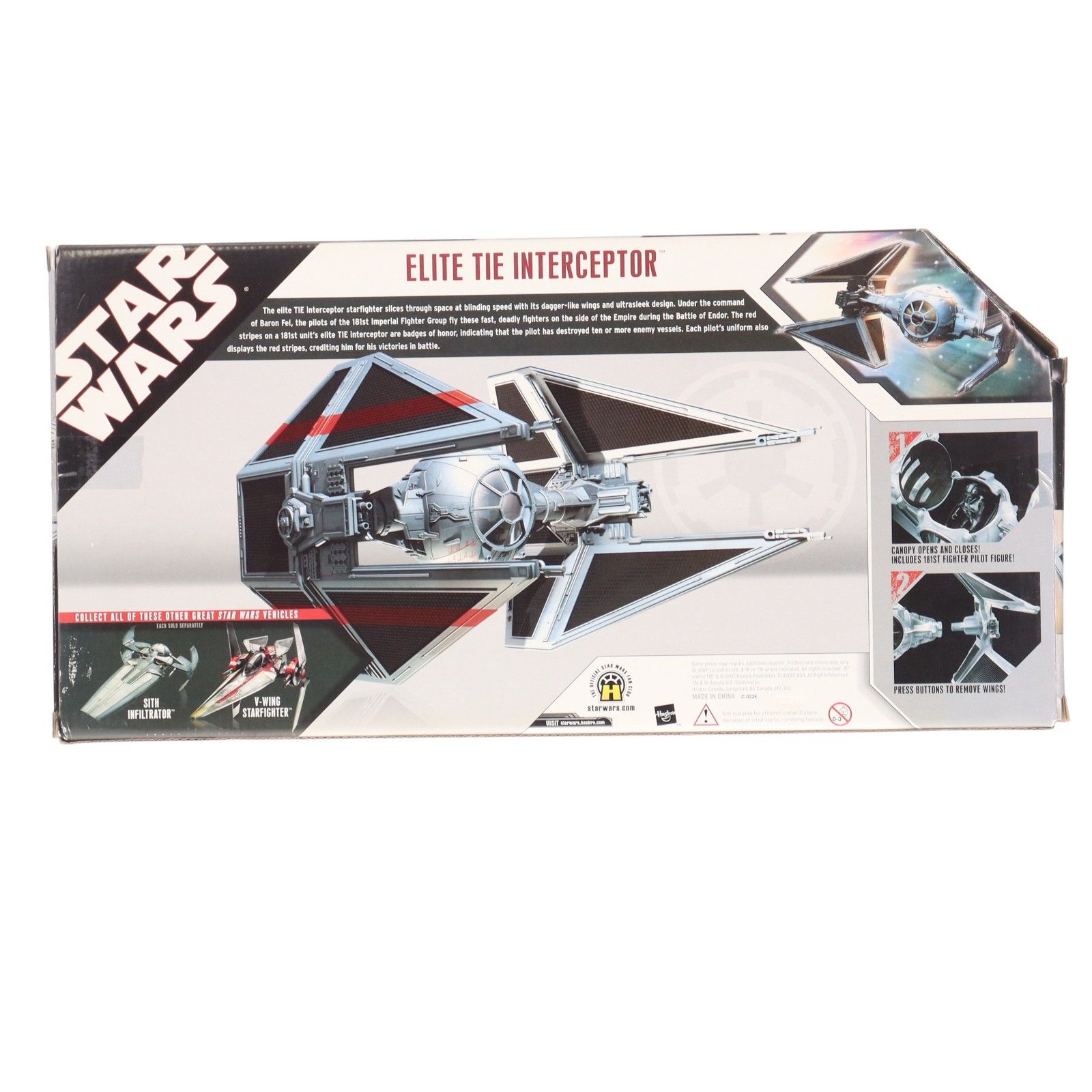 エリートTIEインターセプター with TIEファイターパイロット STAR WARS