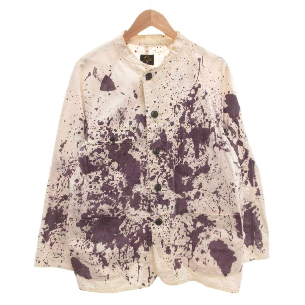 ニードルス CHORE COAT チョアコートリネンカバーオール ノーカラー ニードルス ニードルズ Needles Chore Coat-C/L TWILL PAINT