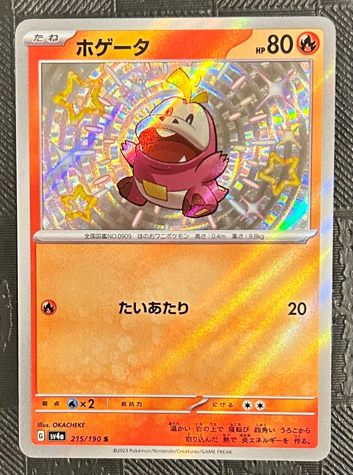 ポケモンカードホゲータ色違いS - メルカリ