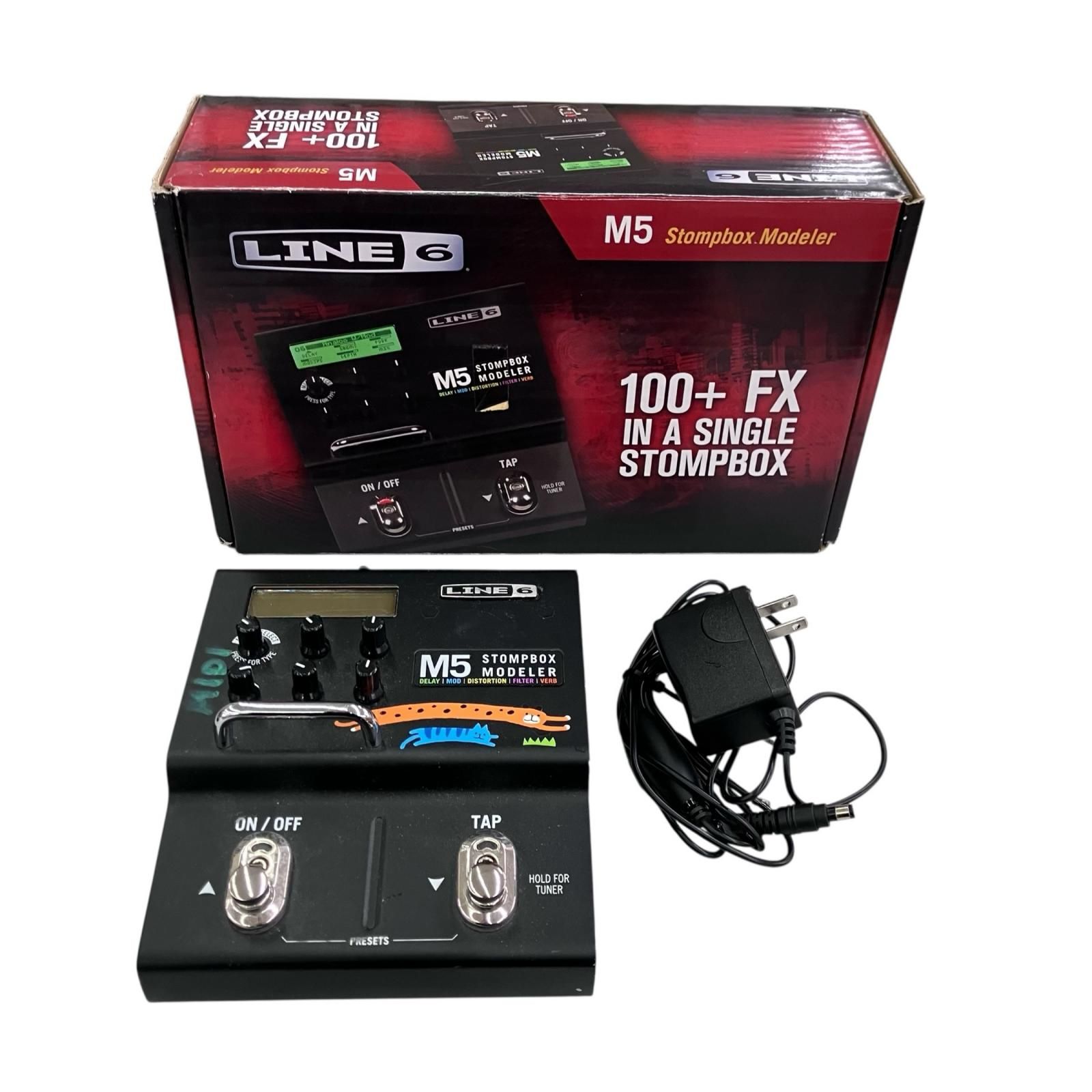 199990 通電確認済み 現状品 LINE6 M5 Stompbox Modeler マルチ 