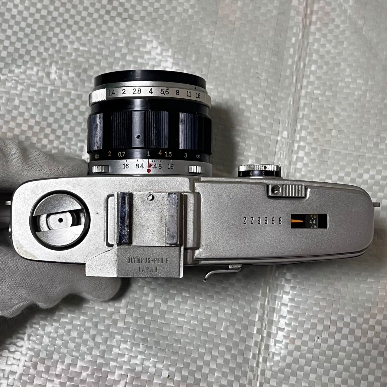 ①-16 動作未確認 オリンパス ペンF Olympus PEN-F 花文字 希少 レンズ