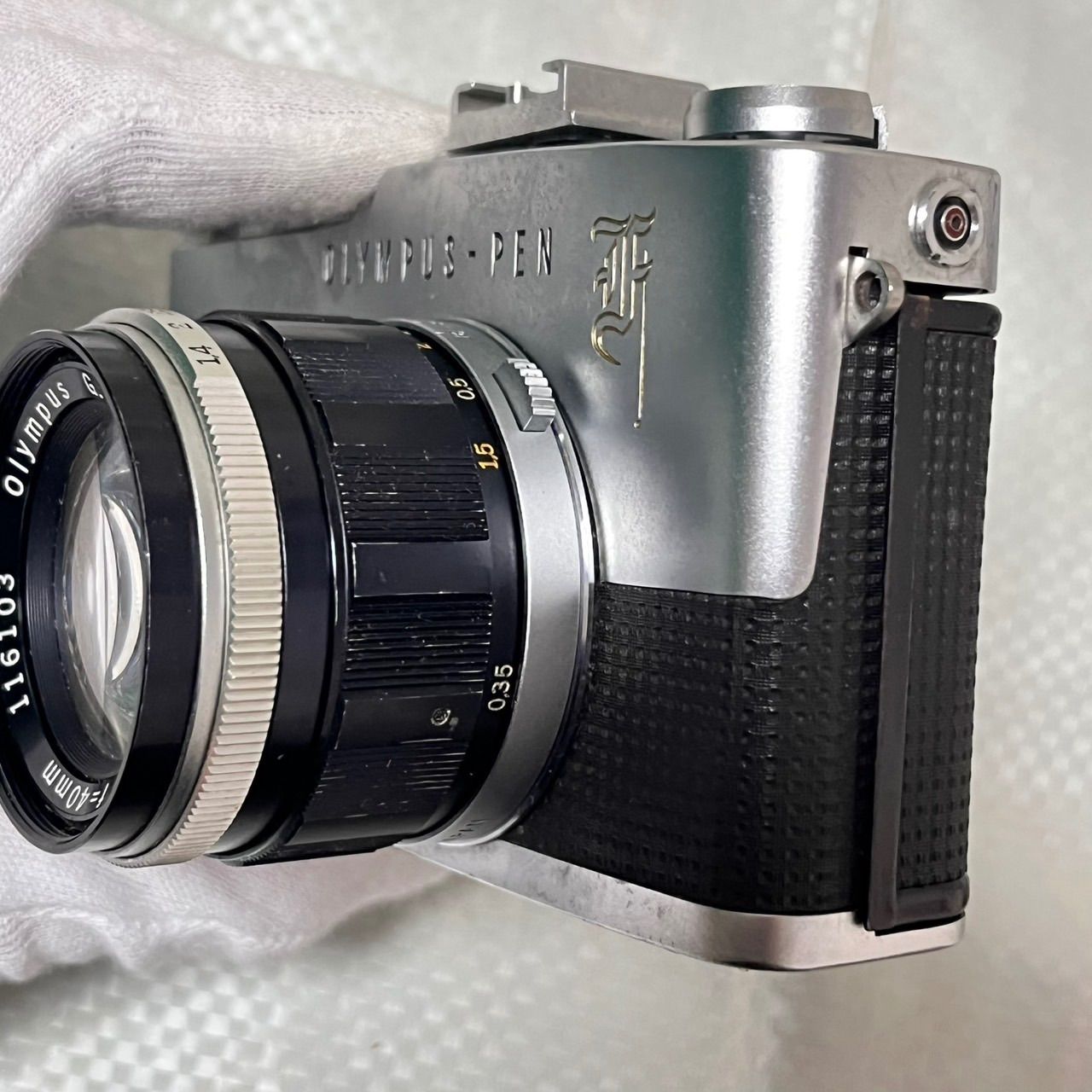 ①-16 動作未確認 オリンパス ペンF Olympus PEN-F 花文字 希少 レンズ