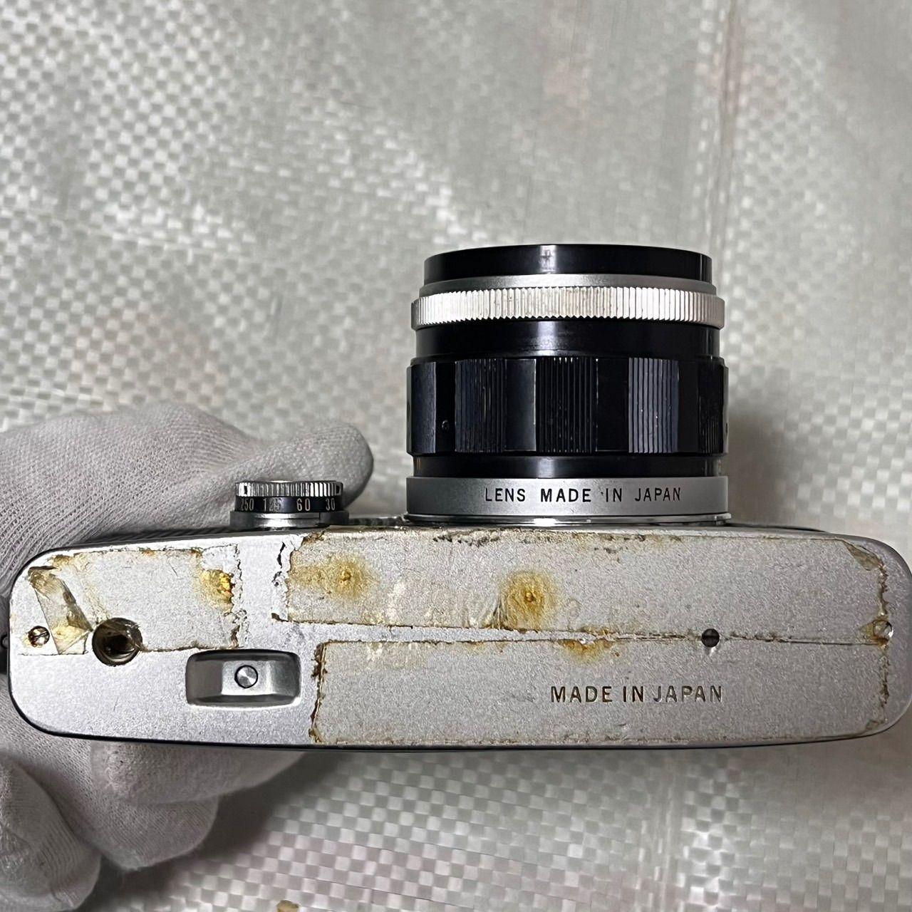 ①-16 動作未確認 オリンパス ペンF Olympus PEN-F 花文字 希少 レンズ