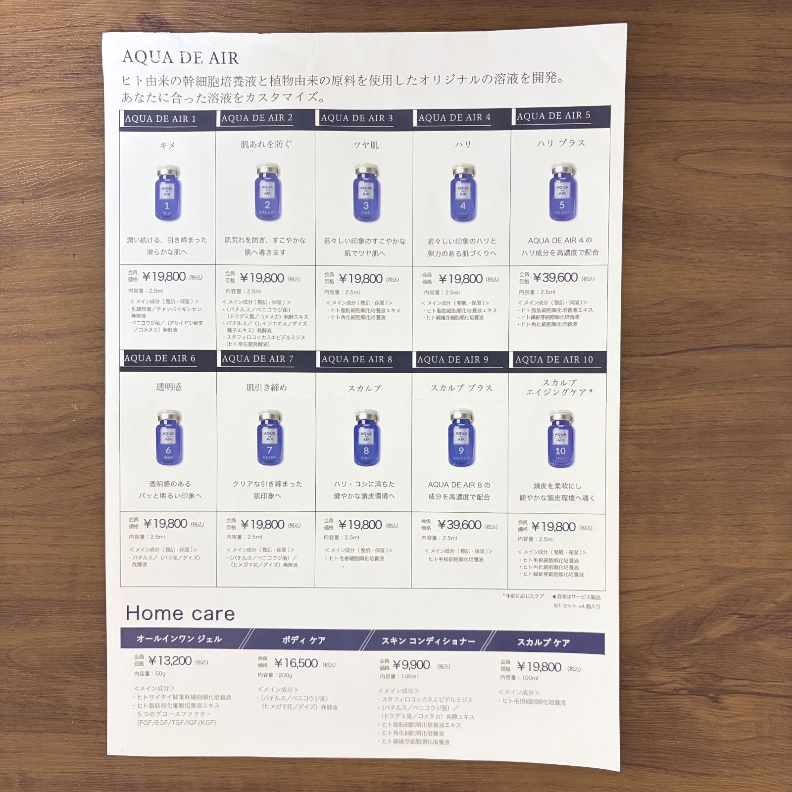 値下げ】【業務用フルセット】AQUA DE AIR アクアドエア 本体＋専用台