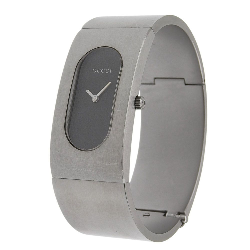 GUCCI】グッチ バングルウォッチ 2400L ステンレススチール クオーツ