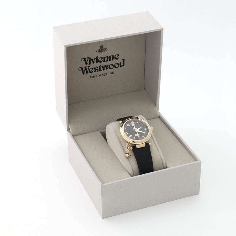 新品】【1年保証】腕時計 防水 ブランドマーク レザー Vivienne 