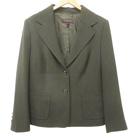 エスカーダ ESCADA 美品 シングル 2B ジャケット テーラード ウール
