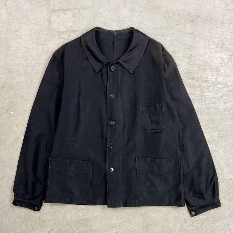 40年代 CHATEAU-RENAULT ブラックモールスキン フレンチワーク