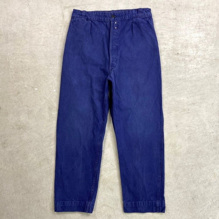 50年代~ PONBAC フレンチワークパンツ コットンツイル メンズW30相当