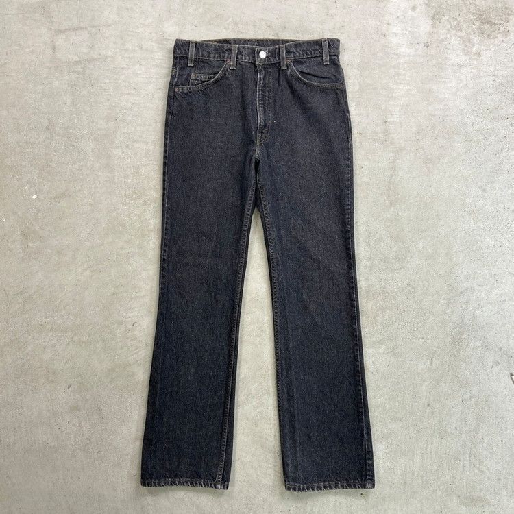 90年代 USA製 Levi's リーバイス 517-0259 ブラック フレアデニム