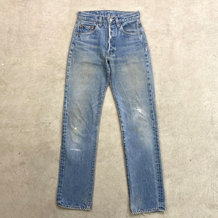 80年代 USA製 Levi's リーバイス 501 66後期 赤耳 移行期 ストレート