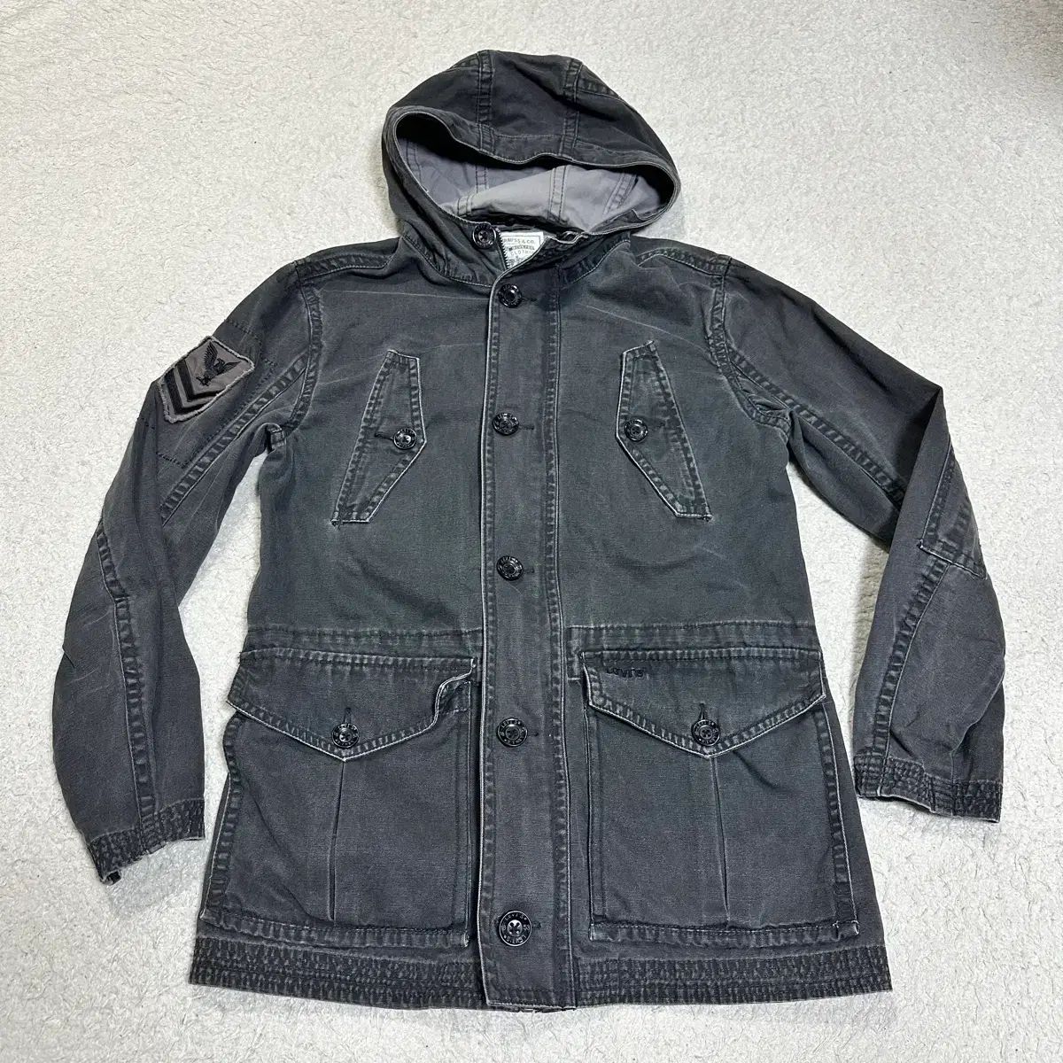 Neil wool blend coat - NEIL Barrett Skinny fit Black|BCA189ZF00601