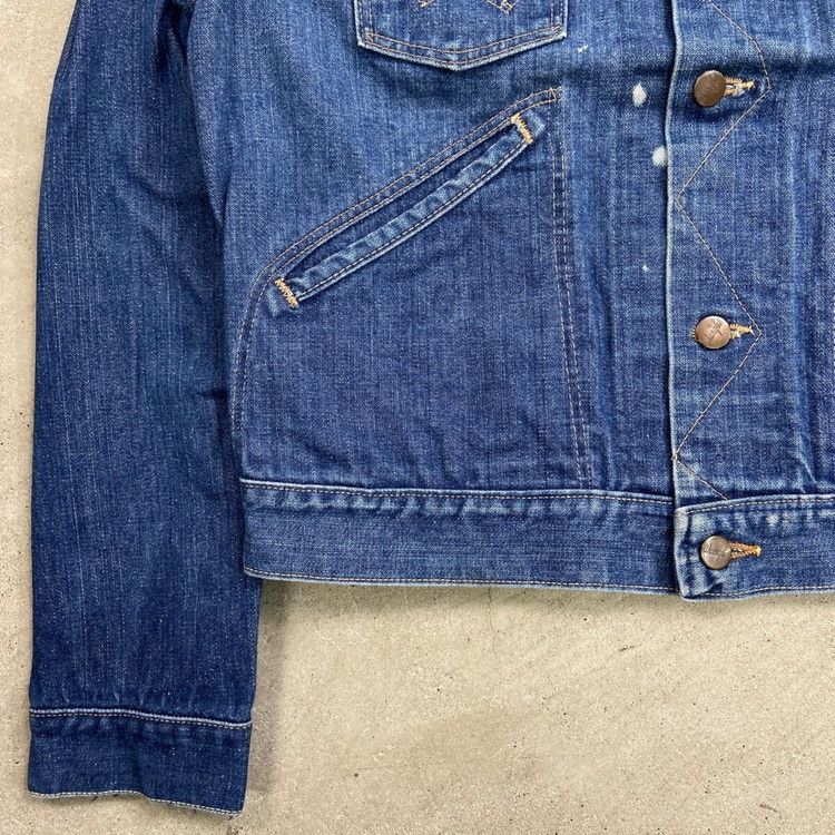 70年代 USA製 黒タグ Wrangler ラングラー 124MJ デニムジャケット