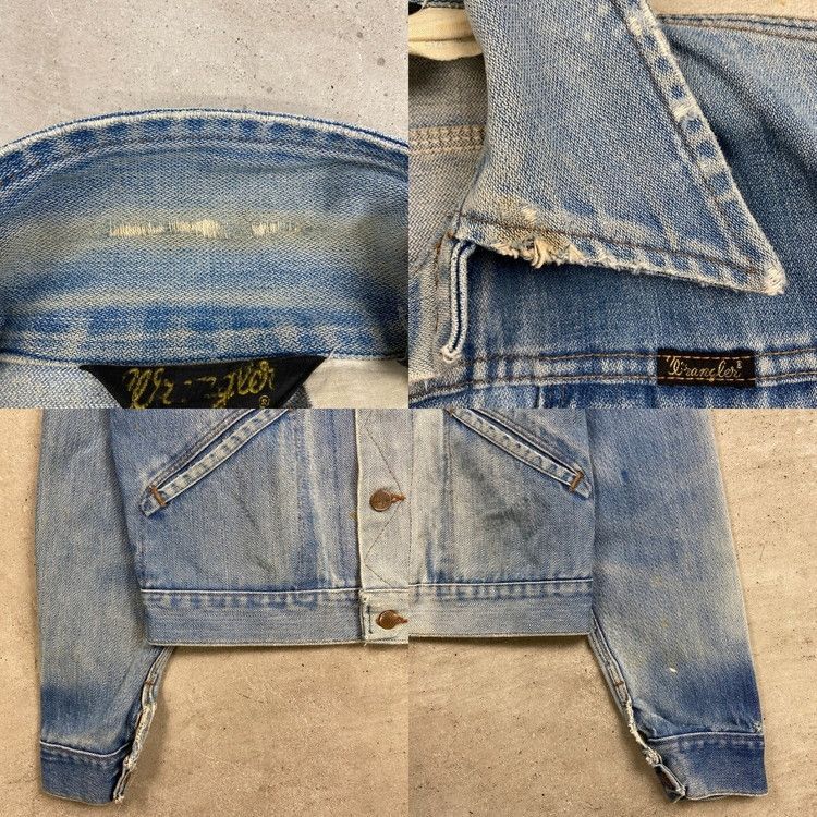 80年代 USA製 黒三角タグ Wrangler ラングラー 126MJ デニムジャケット