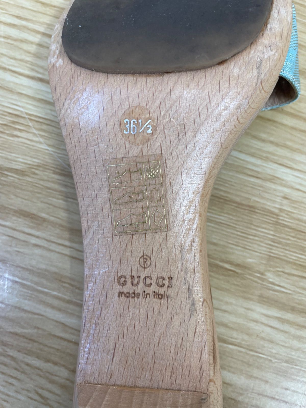 □GUCCI グッチ ミュール 36 1/2 約23～23.5cm A26-215 - メルカリ