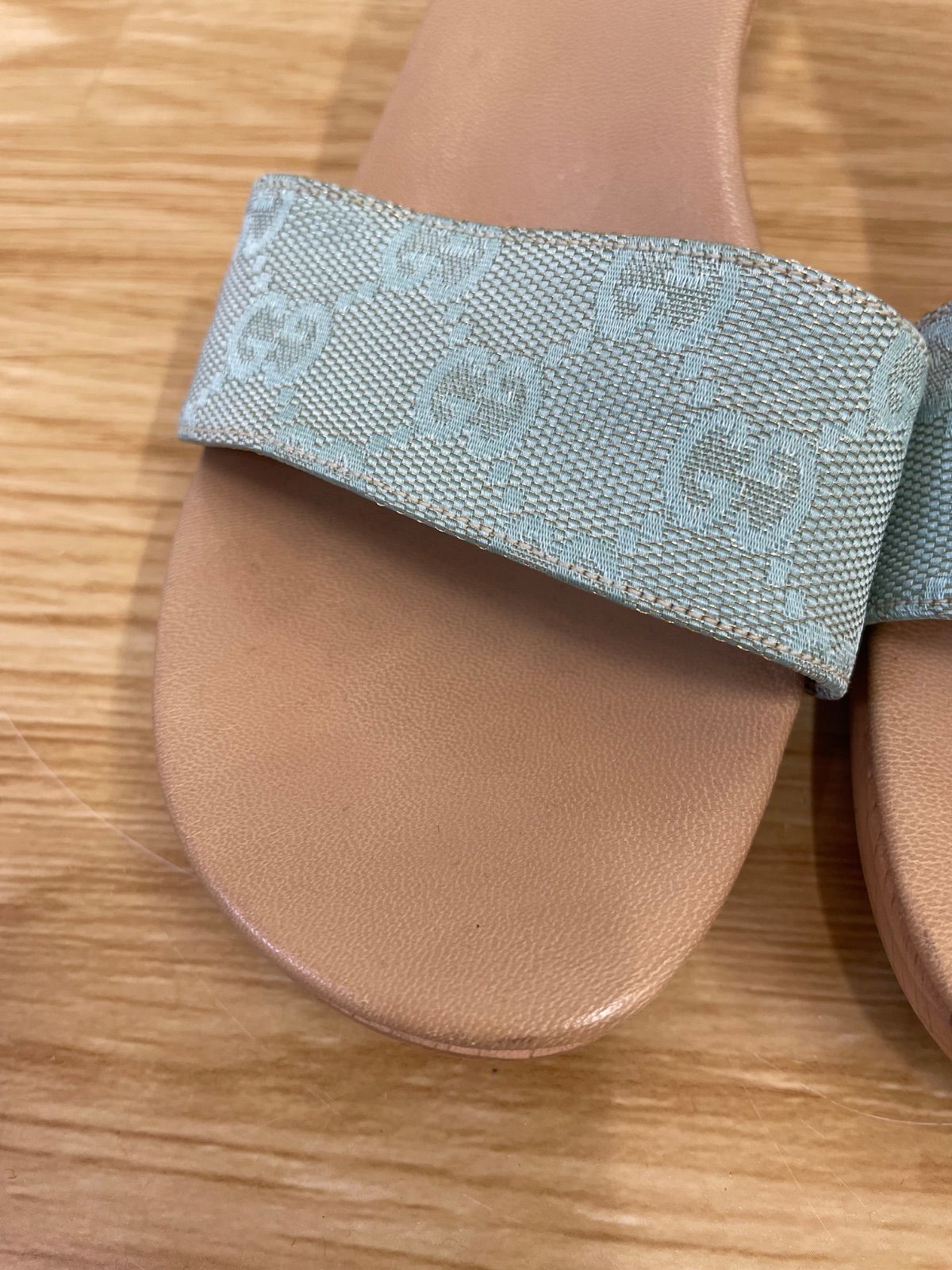 □GUCCI グッチ ミュール 36 1/2 約23～23.5cm A26-215 - メルカリ