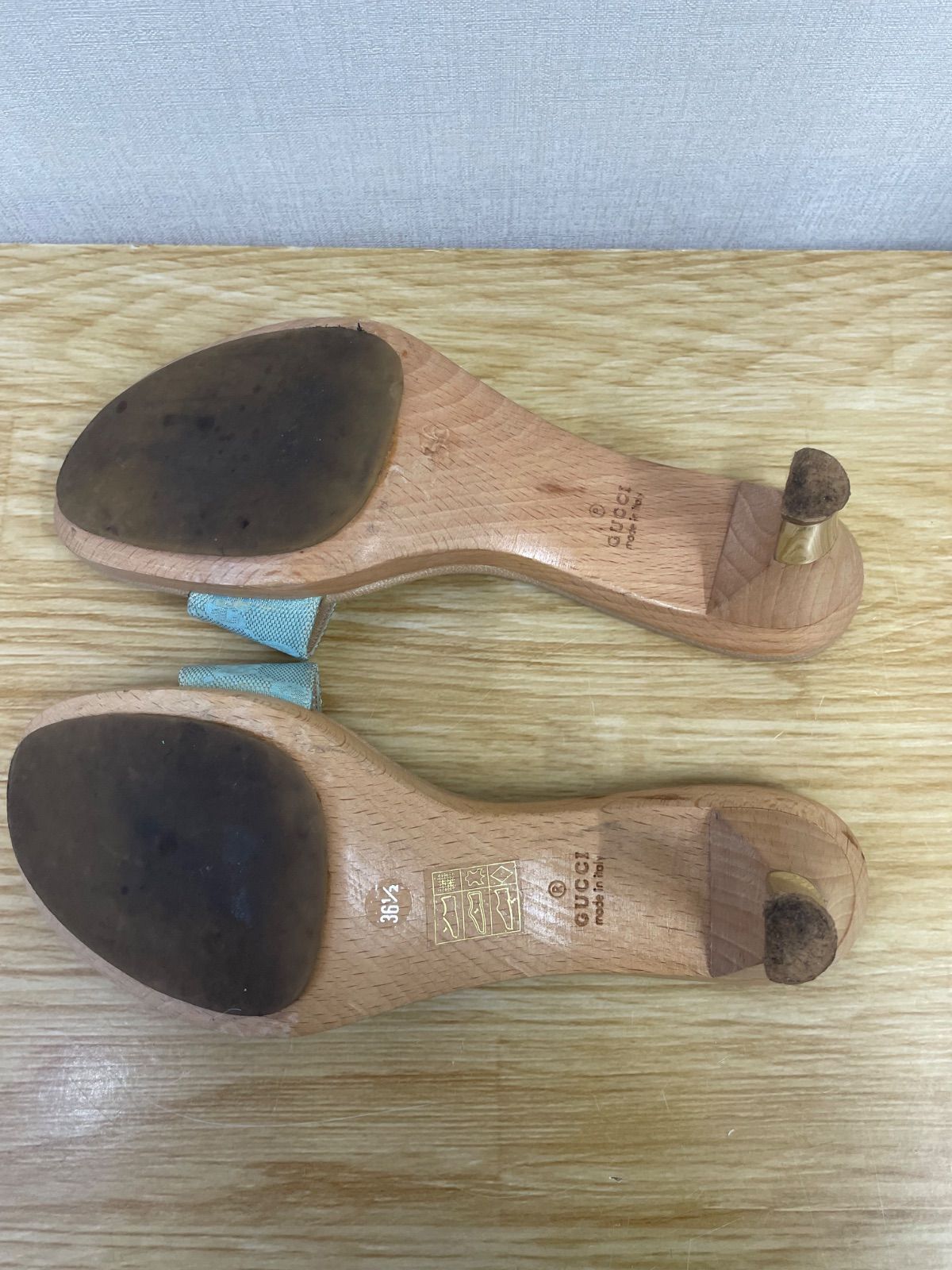 □GUCCI グッチ ミュール 36 1/2 約23～23.5cm A26-215 - メルカリ