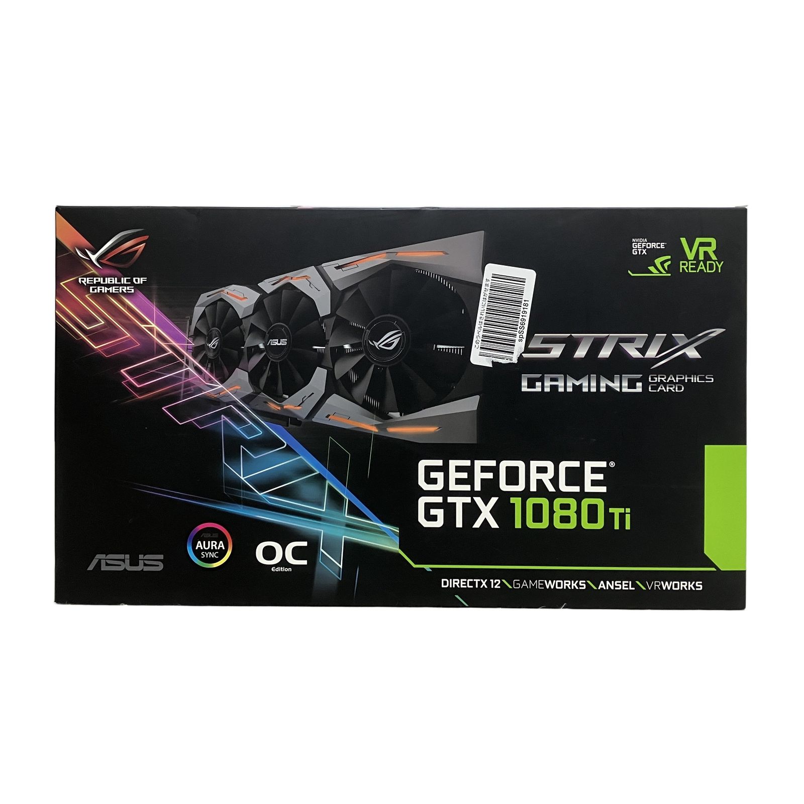 ASUS STRIX GAMING Geforce GTX 1080 Ti OC 11GB グラフィックボード