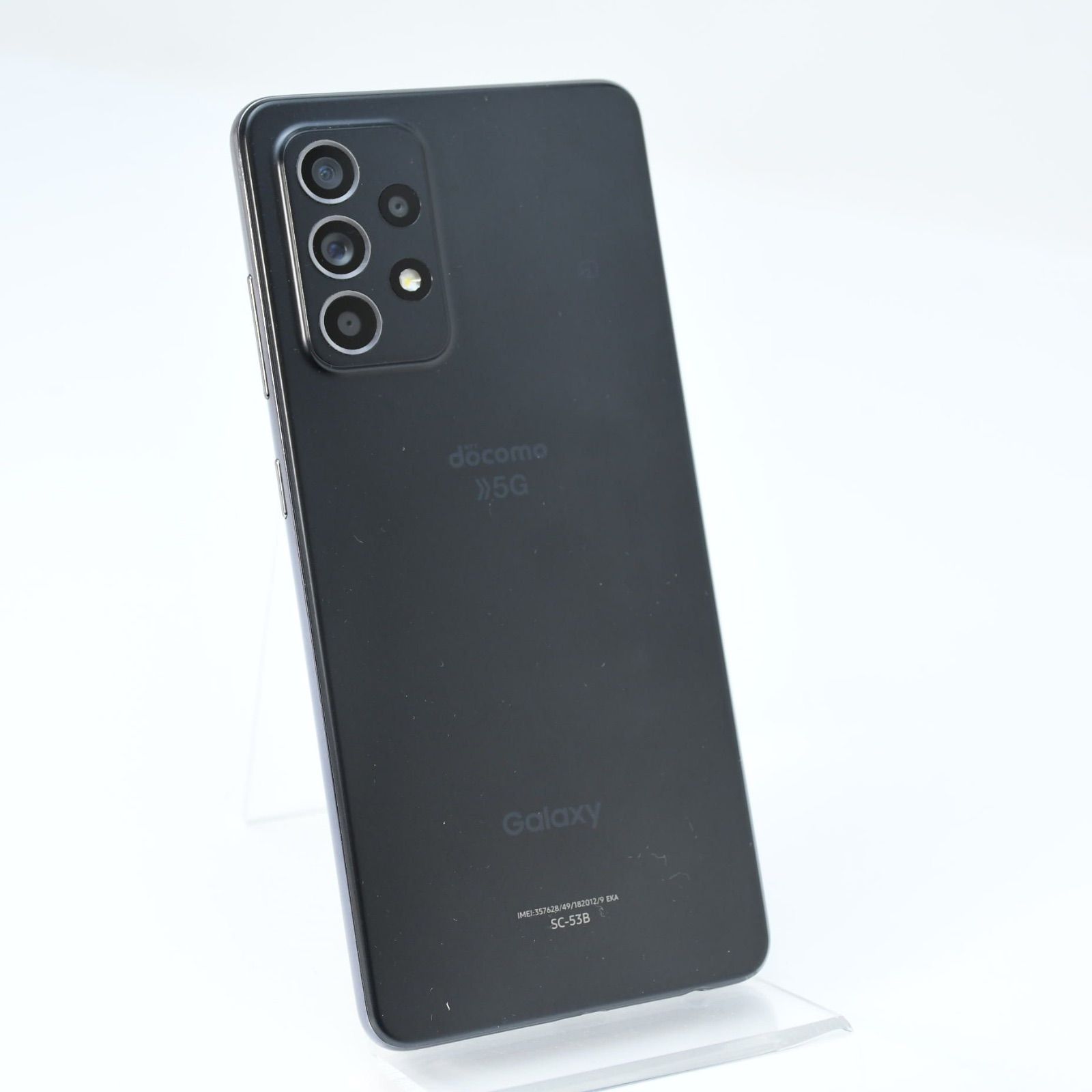 ジャンク】SIMフリー docomo Galaxy A52 5G SC-53B オーサムブラック