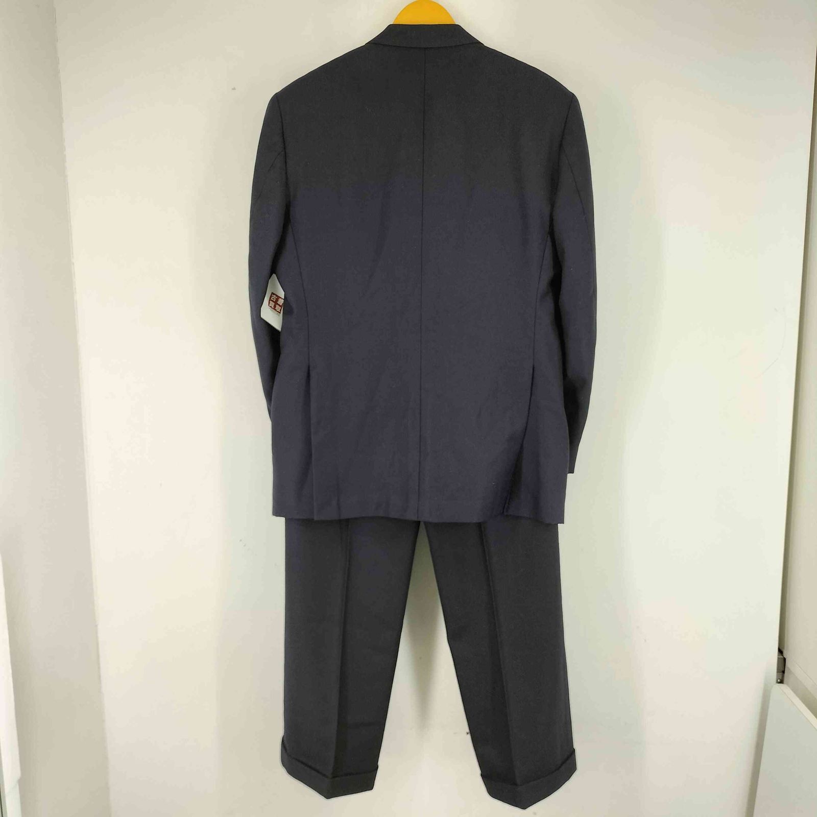 ユーズドフルギ USED古着 金ボタン 紺ブレ 2タックスラックスパンツ