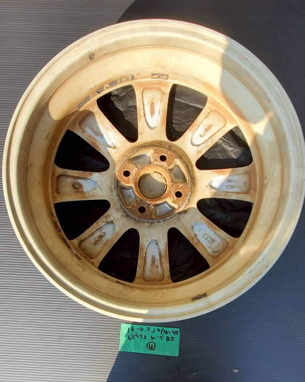 中古 ダイハツ ムーブカスタム L175S系 RS 16インチ 純正ホイール ④