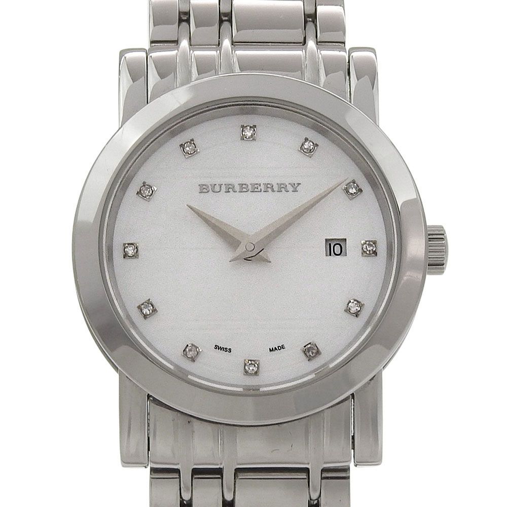 BURBERRY】バーバリー ヘリテージ 12Pダイヤ BU1370 ステンレス