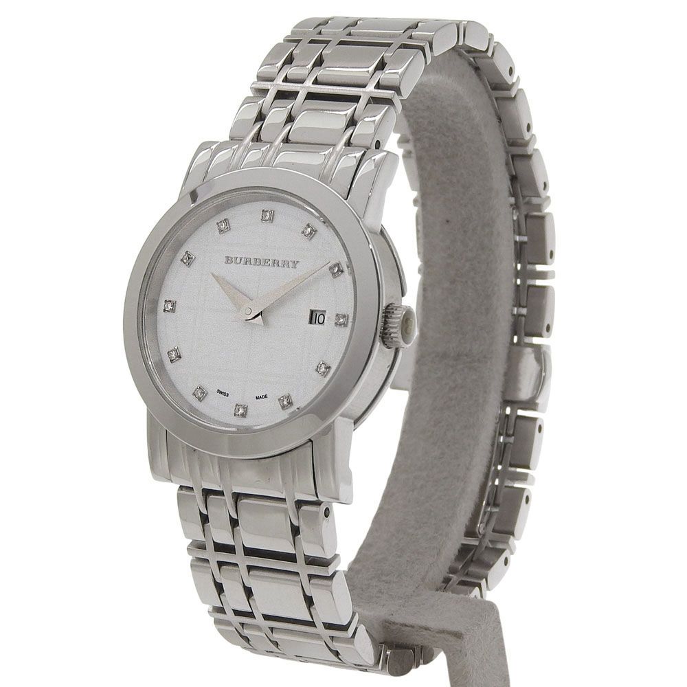 BURBERRY】バーバリー ヘリテージ 12Pダイヤ BU1370 ステンレス