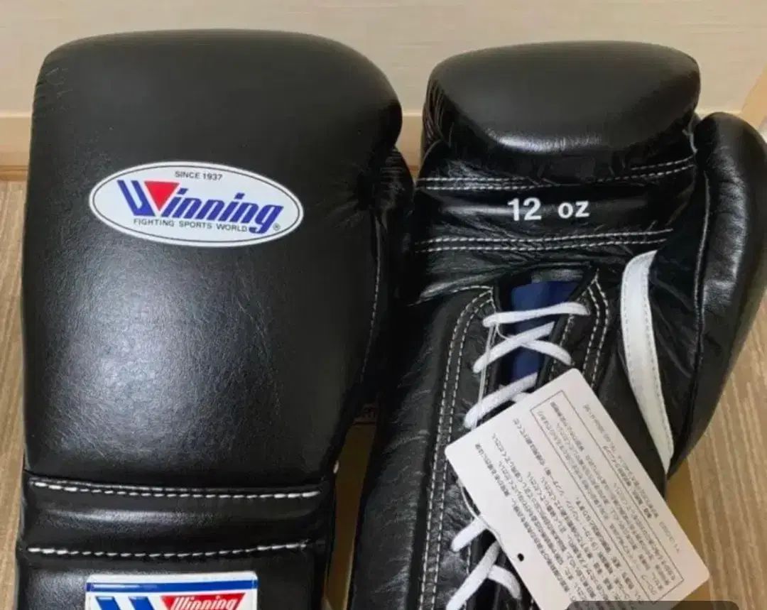 ウィニング グローブ 12オンス レイ ブラック - メルカリ