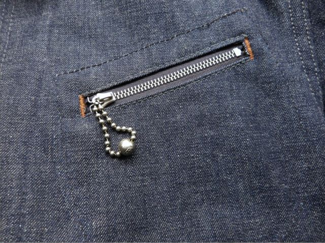 AT LAST&CO LOT667J DENIM COSSACK JACKET INDIGO サイズ36 アット