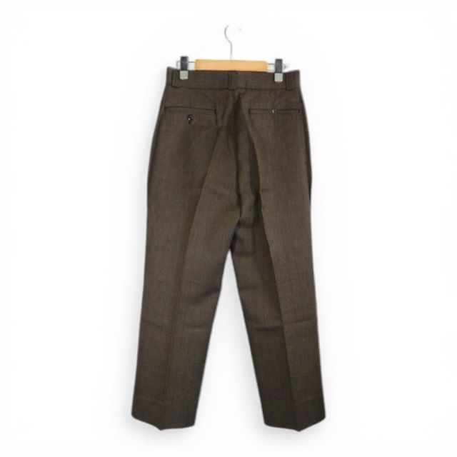 AT LAST&CO STRIPE TROUSERS CHARCOAL サイズ30 アットラスト