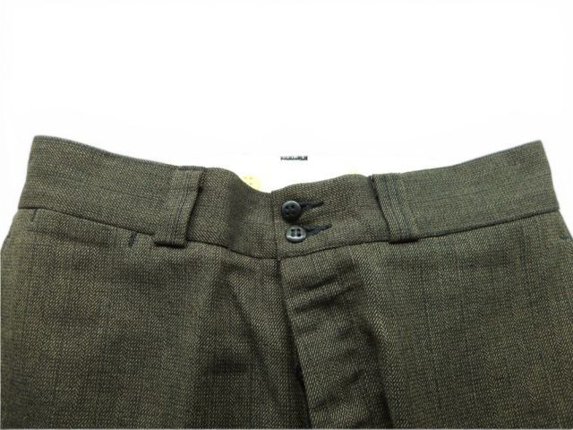 AT LAST&CO STRIPE TROUSERS CHARCOAL サイズ30 アットラスト