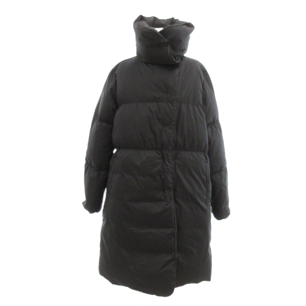 セオリー Theory KENDON HEAVENLY ダウンコート ロング L 黒 ブラック