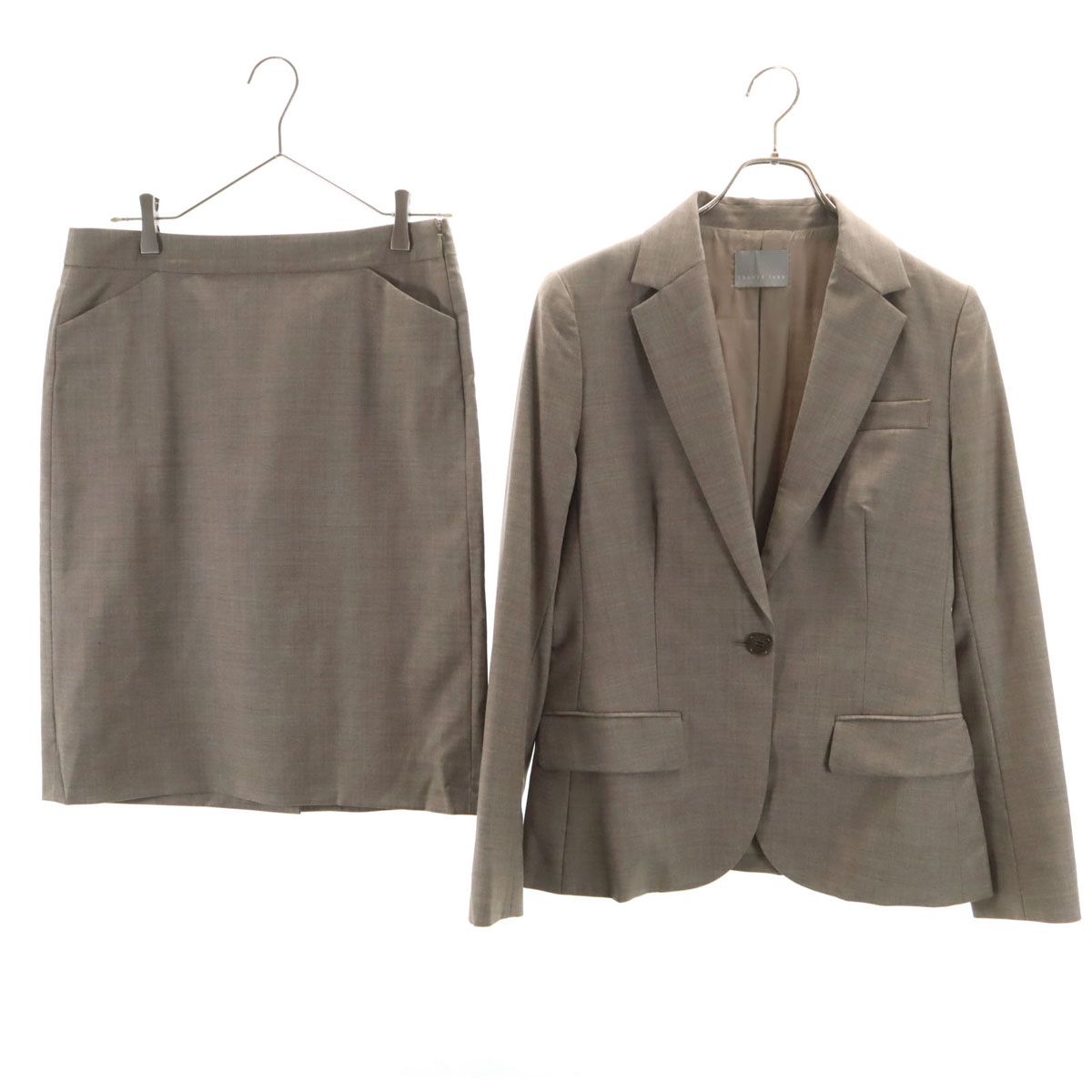 theory luxe セオリーリュクス 日本製 ウール スカートスーツ 上下