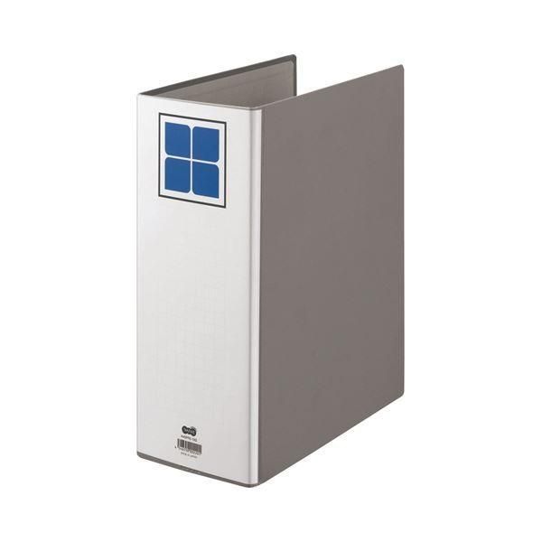 まとめ) TANOSEE 片開きパイプ式ファイルE A4タテ 1000枚収容 背幅