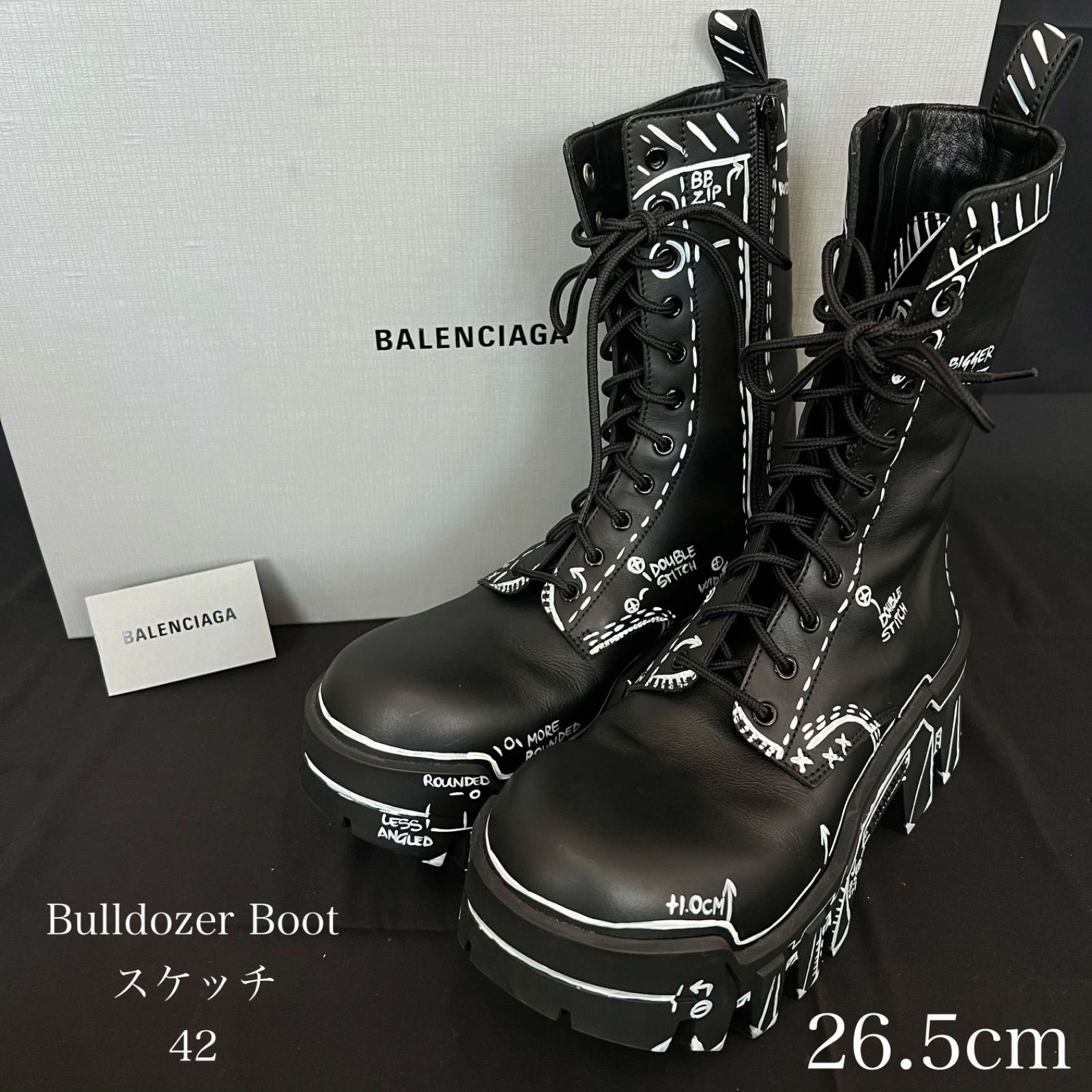 T 【美品】 BALENCIAGA Bulldozer Boot バレンシアガ ブルドーザー