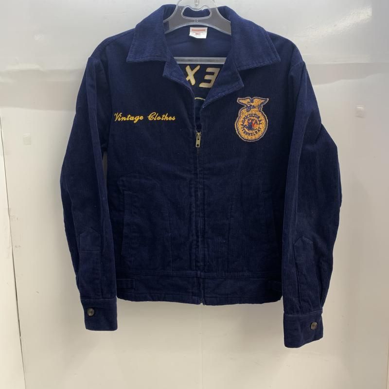 中古】GDDQSDC＆CO FFAジャケット S テキサス州 コーデュロイ ネイビー